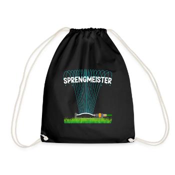 Sprengmeister Garten Schrebergärtner Hobbygärtner - Turnbeutel - Schwarz - Vorne