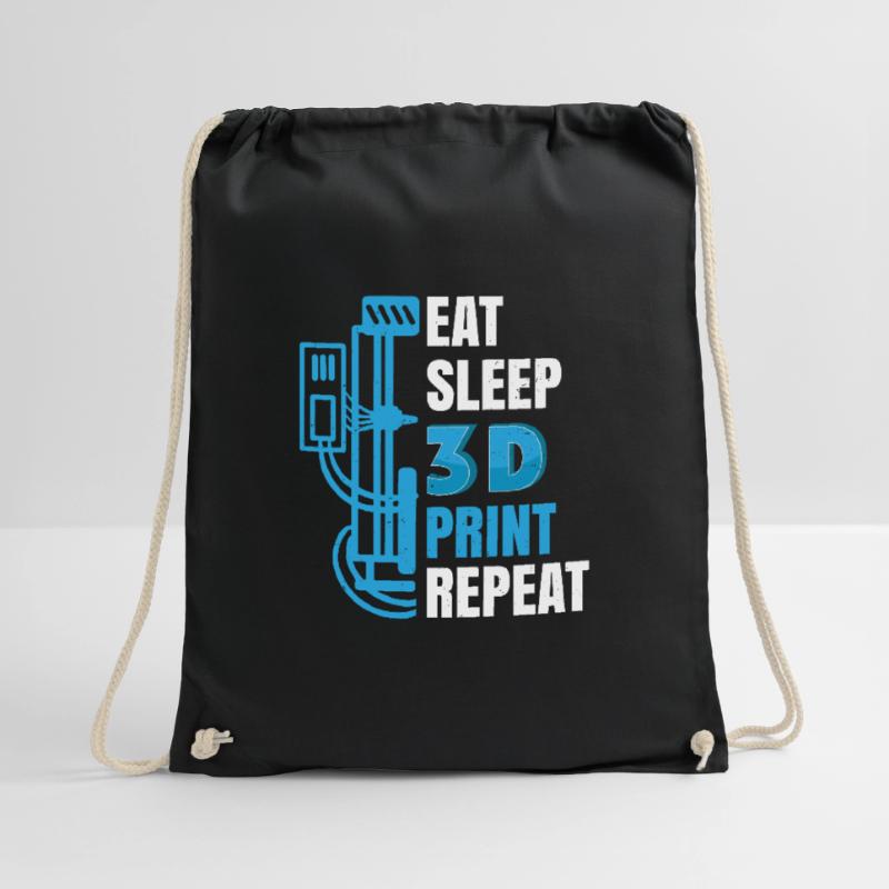 3D Printer Printing 3D Printing Model Builder Gift Drawstring Bag