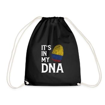 La Colombie c’est dans mon ADN cadeau colombien - Sac de sport léger - noir - Devant