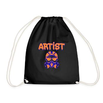 Sprayer Artist - Painter - Body Painter - Drawstring Bag - black - Front