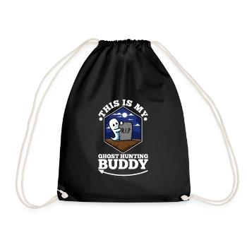 C’est mon copain de chasse aux fantômes - Sac de sport léger - noir - Devant
