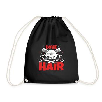 Love Is In The Hair - Turnbeutel - Schwarz - Vorne