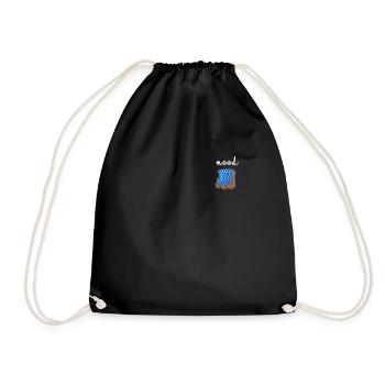 Beach chair Mood Holiday Northern Lights Moin Baltic Sea - Drawstring Bag - black - Front