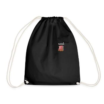 Beach chair Mood Holiday Northern Lights Moin Baltic Sea - Drawstring Bag - black - Front