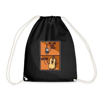 Uke i am your father - Turnbeutel - Schwarz - Vorne
