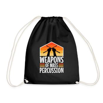 Armes de percussion de masse - Sac de sport léger - noir - Devant