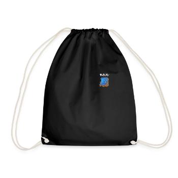 Moin Beach Chair Holiday Northern Lights Nordic Baltic Sea - Drawstring Bag - black - Front