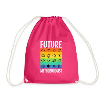 Futur météorologue - Sac de sport léger - fuchsia - Devant