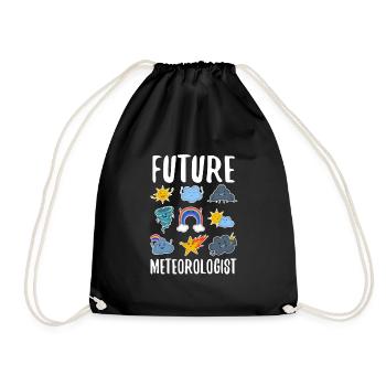 Future Meteorologist - Turnbeutel - Schwarz - Vorne