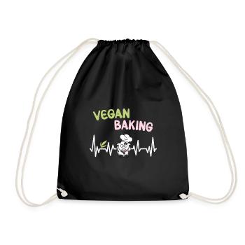 Légumineuses végétaliennes - Sac de sport léger - noir - Devant