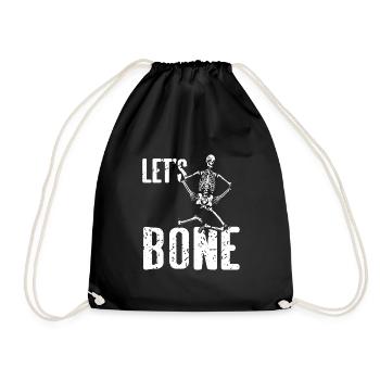 Halloween - Lets Bone - Turnbeutel - Schwarz - Vorne
