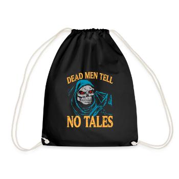 Halloween - Dead Men Tell No Tales - Turnbeutel - Schwarz - Vorne