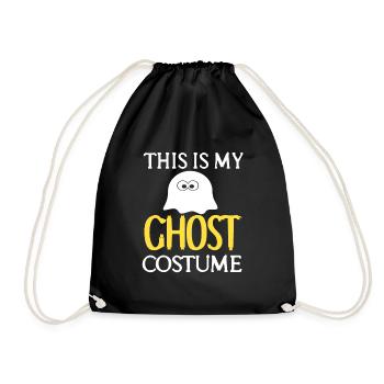 Geist - This is my Ghost Costume - Drawstring Bag - black - Front