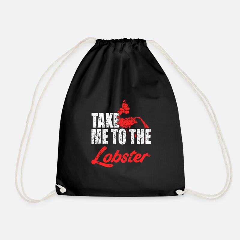 Take me to the Lobster - Turnbeutel - Schwarz