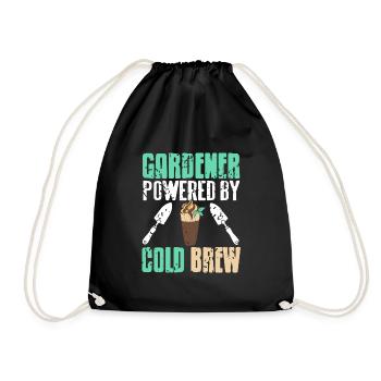 Jardinier propulsé par Cold Brew - Sac de sport léger - noir - Devant