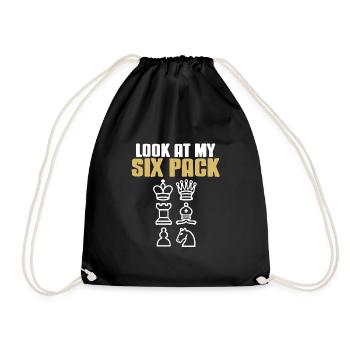 Regardez mon pack de six - Sac de sport léger - noir - Devant