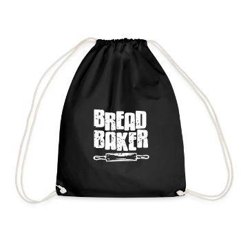 Bread Baker - Drawstring Bag - black - Front