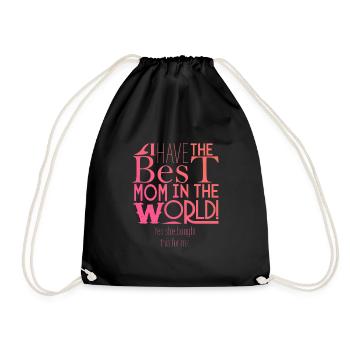 Yes, my mother bought it for me. - Drawstring Bag - black - Front