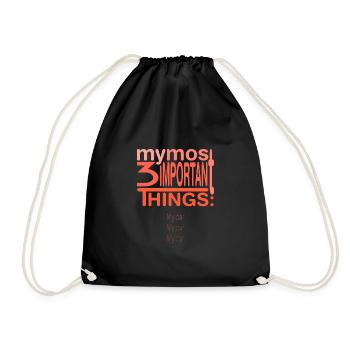 Important? 3x Ma voiture - Sac de sport léger - noir - Devant