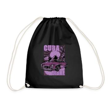 Cuba Libre Cuba Cadeau Classic Car La Havane - Sac de sport léger - noir - Devant