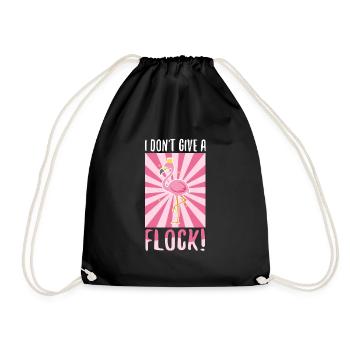 I don't give a flock - Drawstring Bag - black - Front