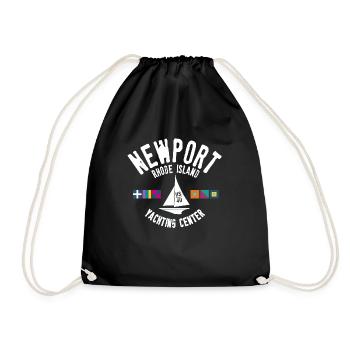 Newport Rhode Island Yachting Center - Turnbeutel - Schwarz - Vorne