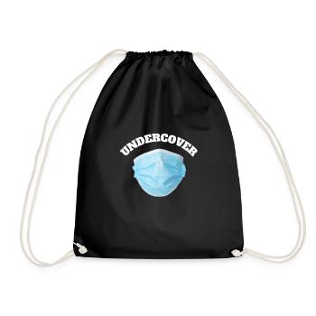 Undercover by HOB Products - Drawstring Bag - black - Front