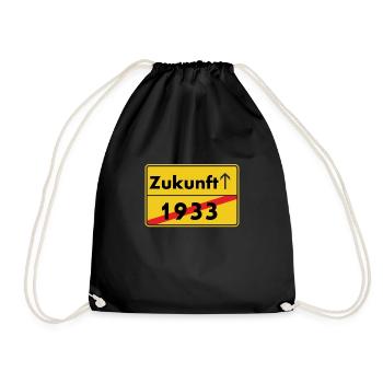 Zukunft by HOB Products - Turnbeutel - Schwarz - Vorne