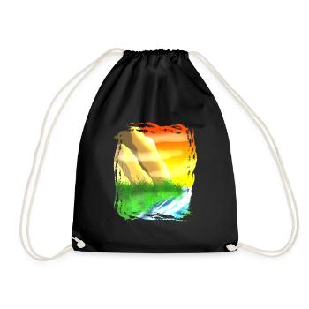 Berg am Fluss par HOB Products - Sac de sport léger - noir - Devant