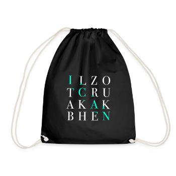 Word Puzzle I Can Crossword by HOB Products - Sac de sport léger - noir - Devant