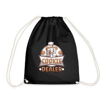 Cookie dealer - Drawstring Bag - black - Front
