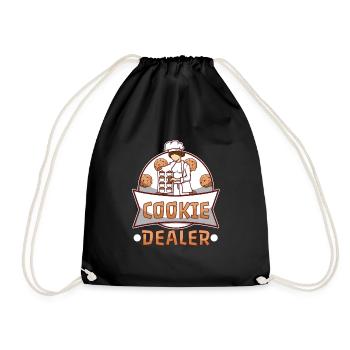 Cookie dealer - Drawstring Bag - black - Front