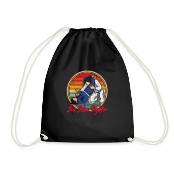 Brésil Jiu Jitsu Arts Martiaux Fille Dicton - Sac de sport léger - noir - Devant