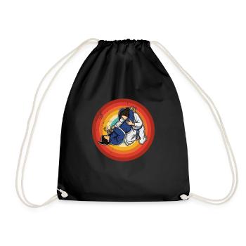 Jiu Jitsu Martial Arts Girls BJJ Martial Arts - Drawstring Bag - black - Front