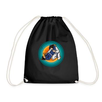 Jiu Jitsu Martial Arts Girls BJJ Martial Arts - Drawstring Bag - black - Front