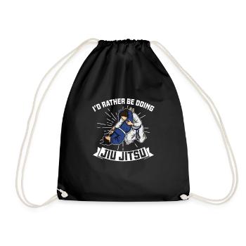 Artiste martial BJJ Jiu Jitsu Arts Martiaux Sports - Sac de sport léger - noir - Devant