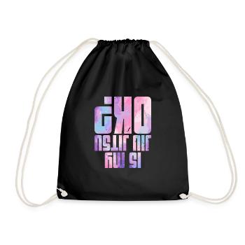 Filles BJJ Brésil Jiu Jitsu Arts Martiaux - Sac de sport léger - noir - Devant