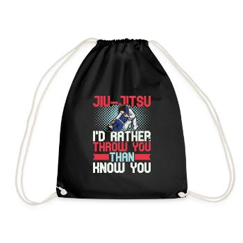 Jiu Jitsu Judo BJJ Filles Arts Martiaux Sports - Sac de sport léger - noir - Devant