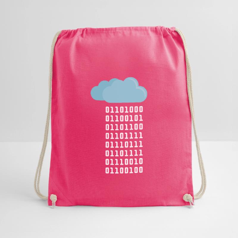 Cloud Computing Coder Programmer Computer Scientist Drawstring Bag