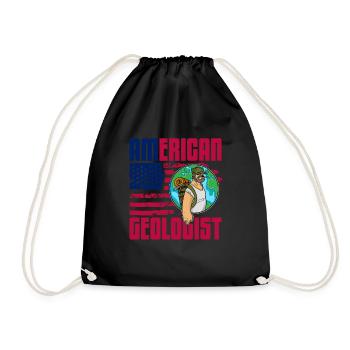 Geoscientists Geology Profession Geologist - Drawstring Bag - black - Front