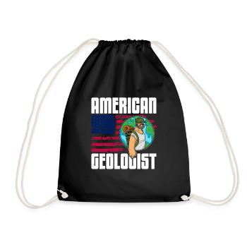 Geoscientists Geology Profession Geologist - Drawstring Bag - black - Front