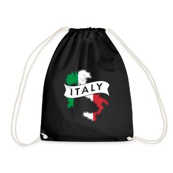 Italie Accueil Origine nationale Italiens - Sac de sport léger - noir - Devant
