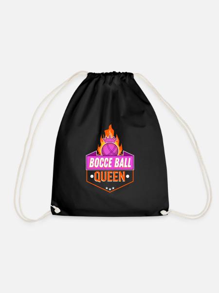 Reine de la pétanque - Sac de sport léger - noir