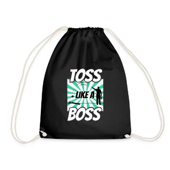 Lancer comme un trou de maïs - Sac de sport léger - noir - Devant