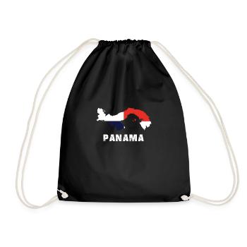 Drapeau Panama Caraïbes Vacances Panama Panama - Sac de sport léger - noir - Devant