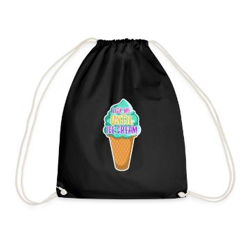 Léchez-moi jusqu’à la crème glacée - Sac de sport léger - noir - Devant