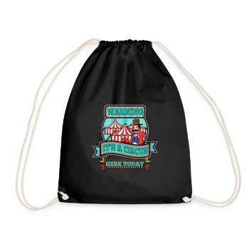 Attention c’est un cirque ici aujourd’hui - Sac de sport léger - noir - Devant