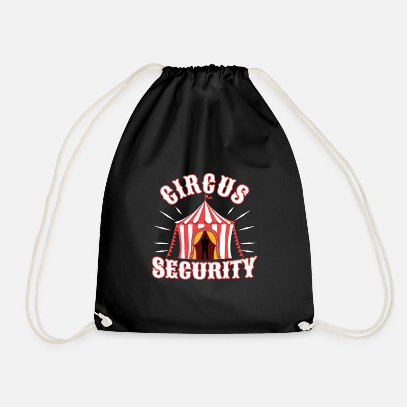 Circus security - Turnbeutel - Schwarz
