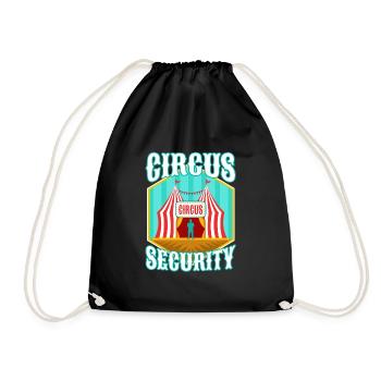 Circus security - Drawstring Bag - black - Front