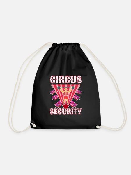 Circus security - Turnbeutel - Schwarz
